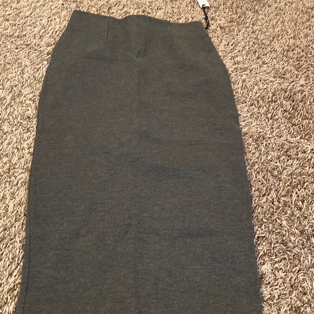Midi heather gray pencil skirt , size XS